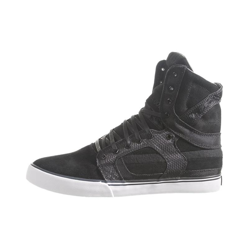 Buty Supra SKYTOP II - Sneakersy Wysokie Męskie - Czarne (NBYZ-06359)